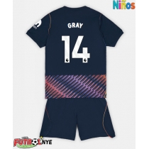 Camiseta Tottenham Hotspur Archie Gray #14 Visitante Equipación para niños 2026-27 manga corta (+ pantalones cortos)